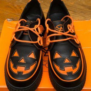 Strange Cvlt Halloween Creepers Size 8 Goth Krypt Jack